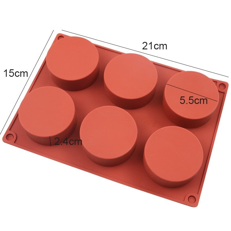 Silicone mold for making cheesecakes and various desserts