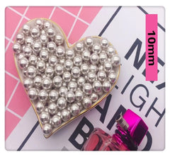 Sprinkles silver lunch beads 10mm