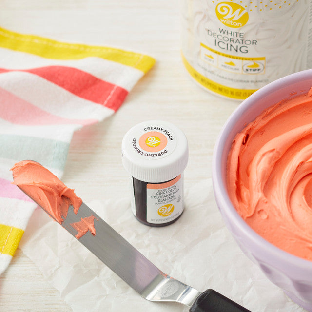 creamy peach